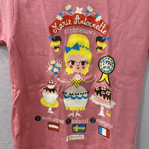 Coq En Pate Pink Marie Antoinette Short Sleeve Shirt - Picture 3 of 8